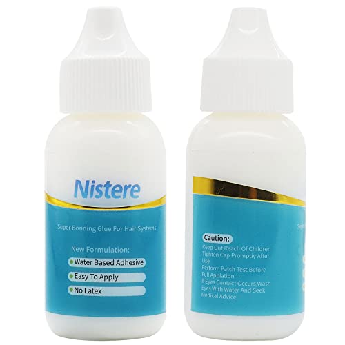 Wig Glue for Front Lace Wig Glue Waterproof Hair Replacement Adhesive Strong Hold Bonding Glue Hold for Lace Front Wig and Poly Hairpieces, Toupee, Cosmetic Hair Systems(1 Bottle ) Wig Glue for Front Lace Wig Glue Waterproof Hair Replacement Adhesive Strong Hold Bonding Glue Hold for Lace Front Wig and Poly Hairpieces, Toupee, Cosmetic Hair Systems(1 Bottle )