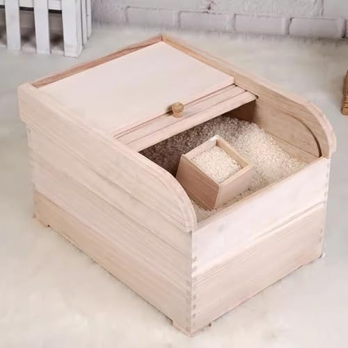 Recipiente de arroz sellado para cocina, dispensador de granos de gran capacidad, caja de almacenamiento para harina, azúcar, arroz, tarro de estilo chino con tapa para frutos secos y aperitivos