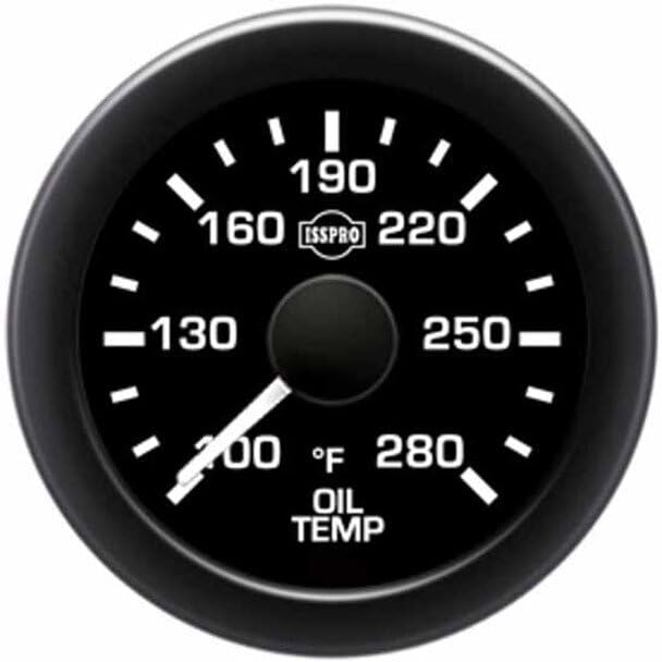 Replacement for Freightliner Classic 120 Year 1995 2-.0625 INCH Oil Temperature Gauge KIT 100-280F by Technical Precision