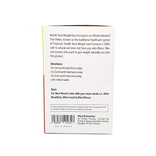 Image of Health Tone Extra Effective Weight Gainer Capsules -(Made In Thailand) 90 Capsule 1Month Course