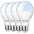 Maelsrlg 200 Watt LED Bulb Equivalent, A21 22W 3000 Lumen LED Light Bulb, Daylight 5000K, Non-Dimmable E26 Medium Base 120V-High Output 200W LED Light Bulbs for Garage, Shop, Warehouse, 4-Pack