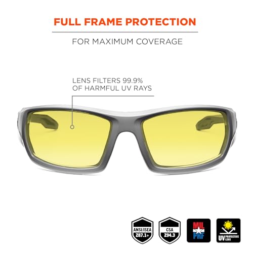 Image of Ergodyne Skullerz ODIN Safety Glasses Sunglasses, Impact Resistant Z87.1+