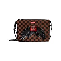 SPRAYGROUND Pochette Clear Rubber Sharks in Paris 910B6515NSZ Marrone