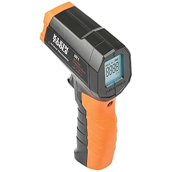 Klein Tools IR1 Infrared Thermometer, Digital Laser Gun, Non-Contact, -4°F to 752°F