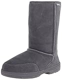 BEARPAW Women's Meadow Winter Boot, Charcoal, 8 M US