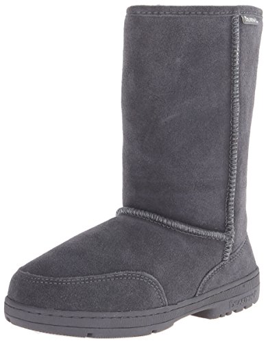 BEARPAW Women's Meadow Winter Boot, Charcoal, 8 M US