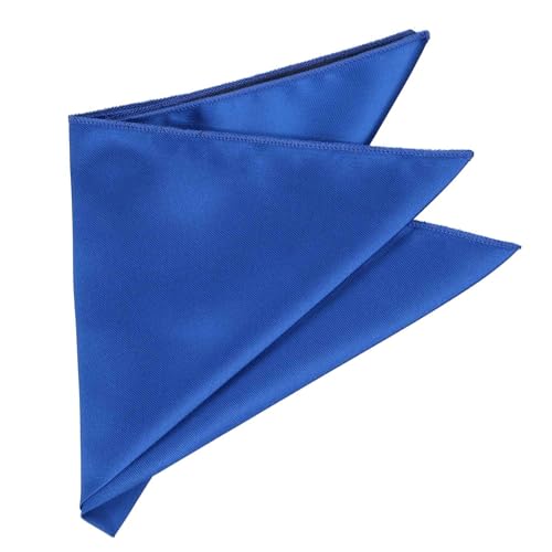 Image of tiemart Solid Color Pocket Squares for Men | For Suits, Perfect for Wedding Parties, 12 x 12 inch / 30 x 30 cm