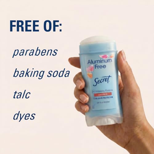 Secret Aluminum Free Deodorant for Women, Rose, 2.4 oz - image 4