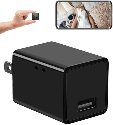 SIVAJI 1080P WiFi cámara detector cámara de seguridad con detección de movimiento, cámaras para cámaras caseras para vigilancia de seguridad (negro)