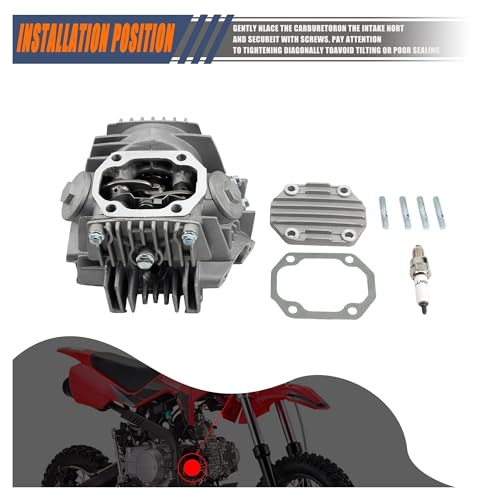 Kit de culata y cilindro 110cc para mantenimiento de moto Enduro y ATV WS110 3