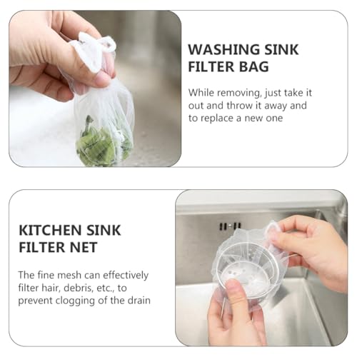 Bolsas desechables para colador de fregadero cocina 200 pcs miniatura 3
