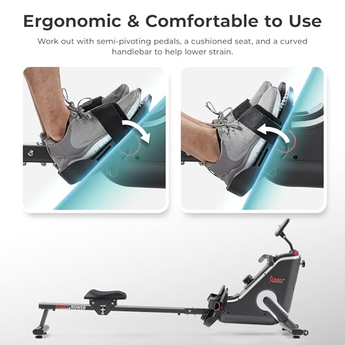 Sunny Health & Fitness Smart Magnetic Rowing Machine for Home-Gym - image 7