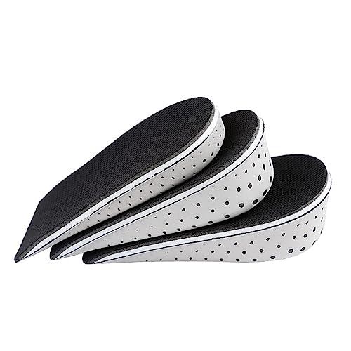Image of Memory Foam Height Increase Insoles Invisible Shoe Lifts Heel Inserts Elevation Footwear Cushion Foot Pads Shoe Inserts Soft Breathable Replacement Inserts 4.3cm