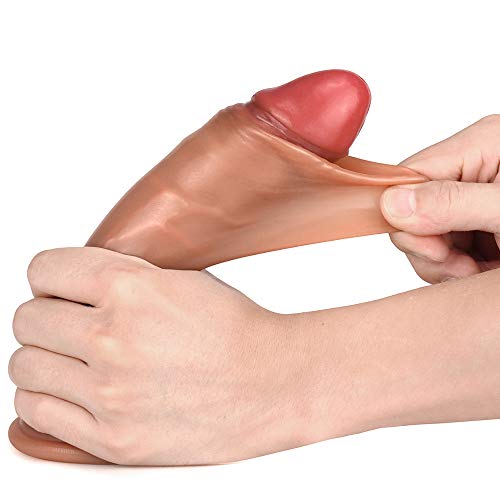 16cm Dîḷđö XXL Rëálïstïco Uomo Sīlicønè Piccolo Môrbìdõ Fãllø con Věňě con Věntôså, Péņę per Ṥęsşo per Donne