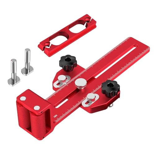 Aluminiumspur Jigs Für Schmale Schnitte | T SLOT Kompatibilanleitung Mit Messmarkierungen Holzbearbeitungstür Jig Guide
