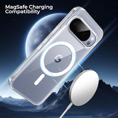 Image of A rtistque Clear Back Cover Case for Google Pixel 10 / Pixel 10 Pro 5G | Compatible with Mag-Safe | Premium Cover | Shockproof Bumper | Protective Design | Google Pixel 10 Back Cover - Transparent