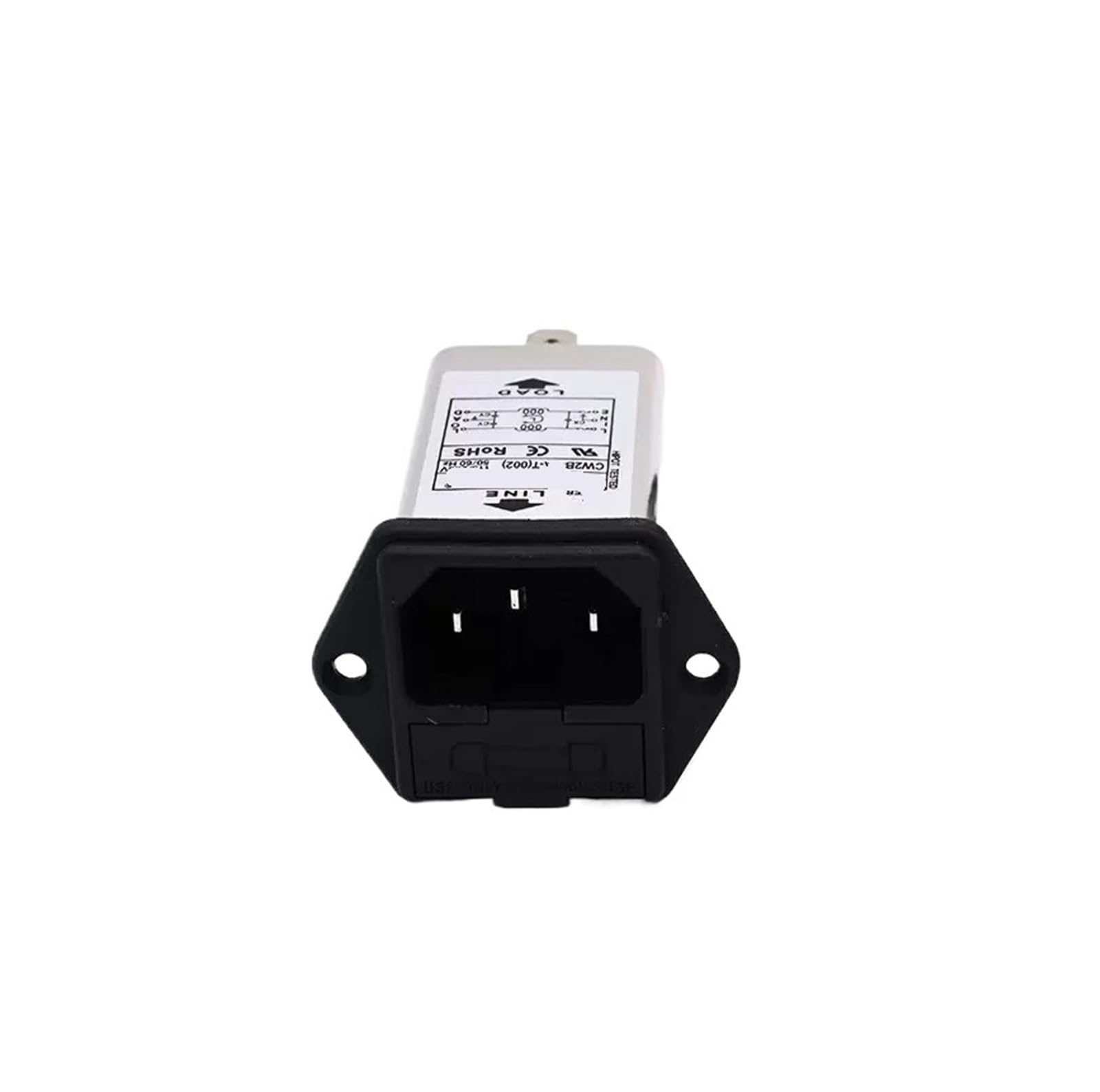 JJHQOKYNA Power Filter CW2B-3A 10A-T 002 Double Insurance Socket Single Phase 220V(CW2B-10A-T 002)