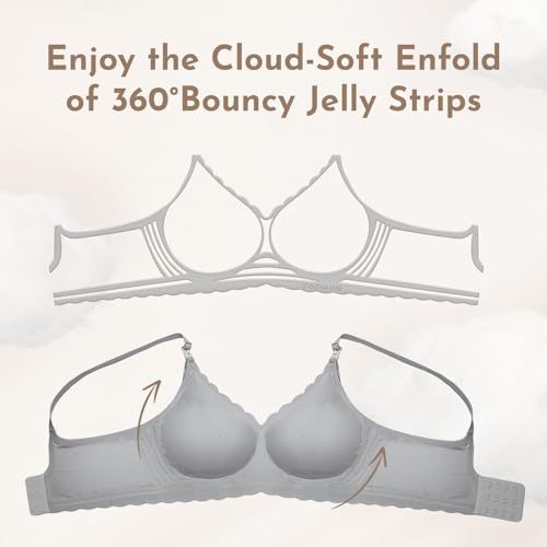 Image of Nursing Bras for Breastfeeding, Seamless Ultra Comfort Maternity Bra, Natural Shape Pregnancy Bras for Women