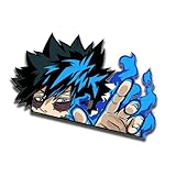 OMAKEMI (5.1'') for Fighting Peeker Car Stickers Anime Anti-Scratch Motorcycle Helmet Caravan Camper