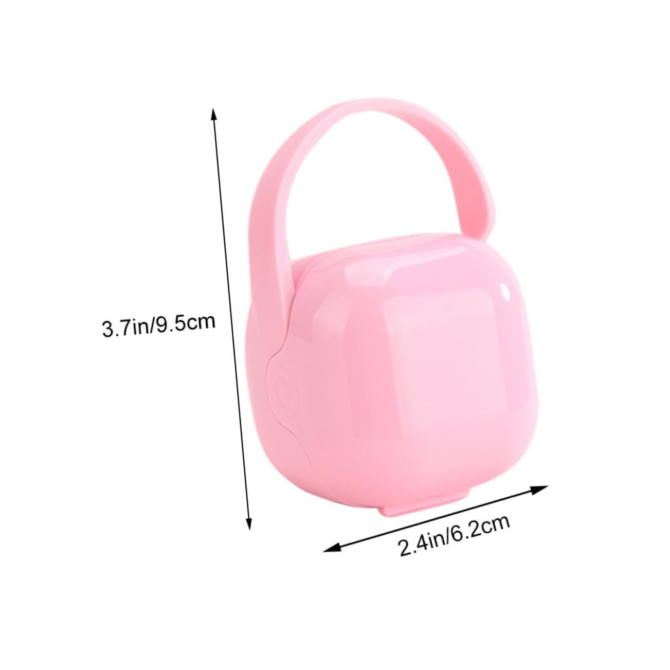 IWOWHERO Pacifier Keeper Case Portable Soother Container Box Pp Material Safe and Easy to Use
