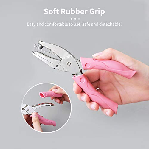 Kiboule Perfurador de um furo portátil perfurador de furo único resistente 8 folhas para fichário ca