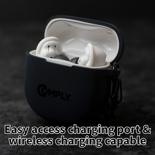 Image of Comply Silicone Protective Case | For Bose QuietComfort II, Ultra & Ultra 2, Soft-Touch Matte, Drop /Scratch Resistant Cover, Wireless Charging Compatible