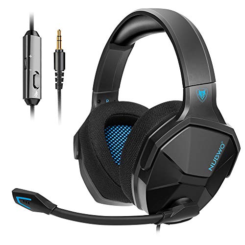 NUBWO PS4 Headset, Stereo Surround Sound Gaming Headset, Xbox One Headset with Noise Cancelling Mic Compatible with PC/PS4/Xbox 1/Switch
