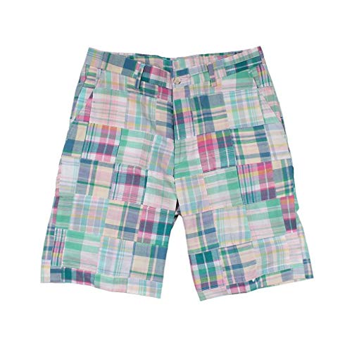 COUNTRY CLUB PREP Pastel Patchwork Madras Shorts Multi