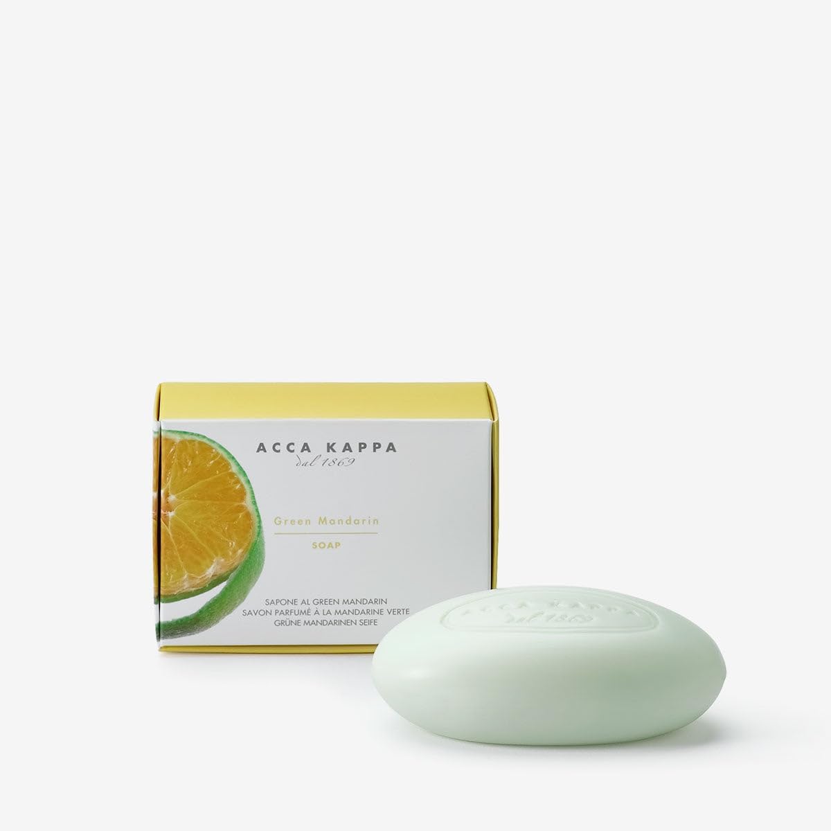 Green Mandarin Soap – Refreshing Citrus Vegetable Bar Soap, 150g