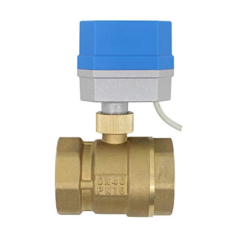 Valvola motorizzata 2 vie 220v elettrovalvola sfera 1/2 3/4 1 1-1/4 1-1/2 2 pollice (DN40-1-1/2 pollice)