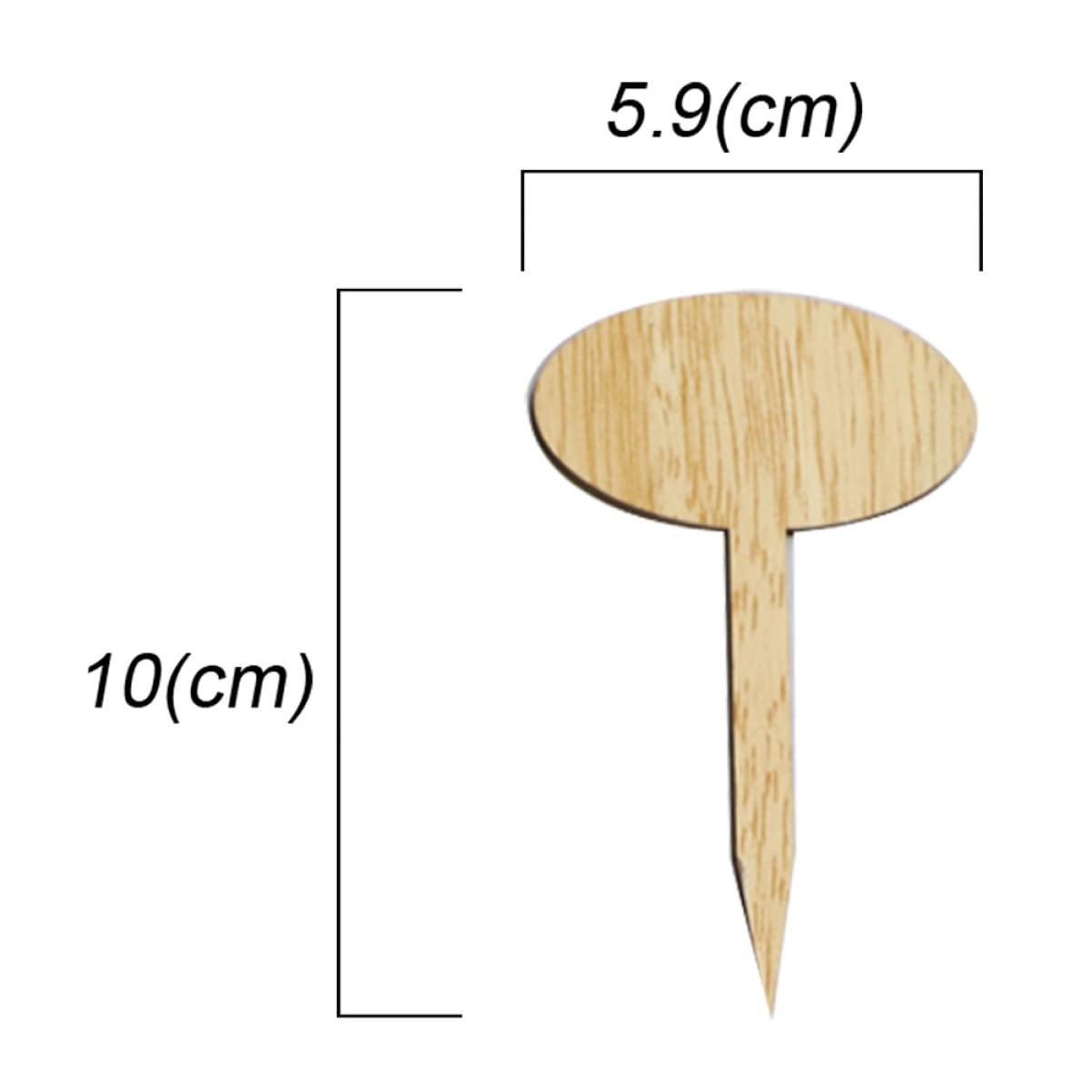 BESPORTBLE Lot De 3 Marqueurs Détiquettes De Jardin En Bois Faciles À Lisser Réutilisables Pour Lartisanat En Classe Décoration Dintérieur 50 Pièces X 3