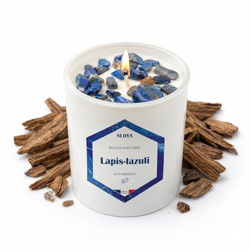 Bougie parfumée Lapis-lazuli Sloya, le cadeau idéal fabriqué en France