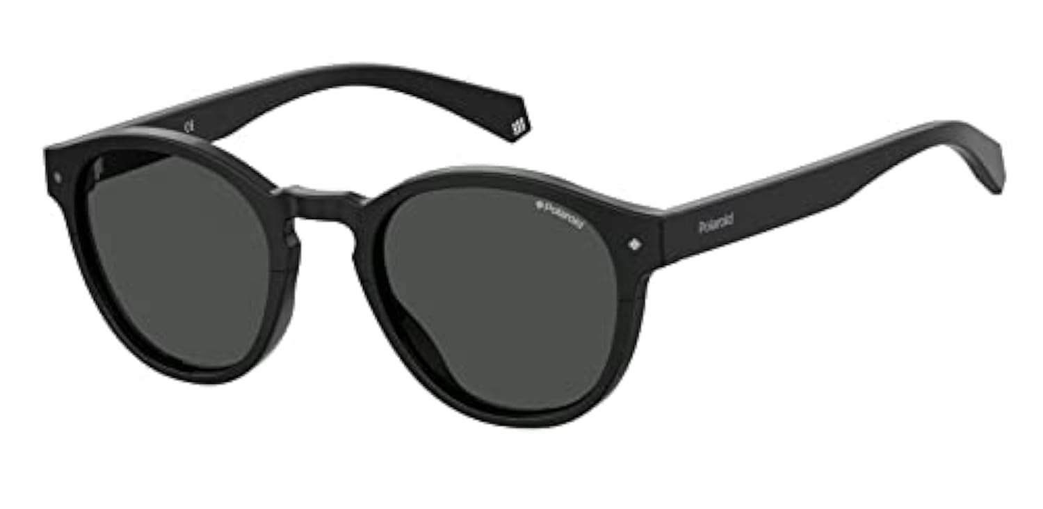 Polaroid Occhiali da sole, Unisex - Adulto, Nero, calibro 49