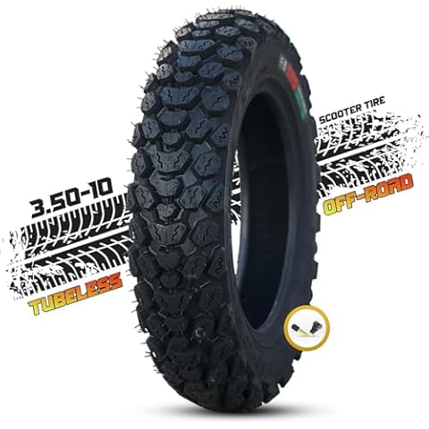 MZBZYU 3.50-10 Tubeless Tire Cover