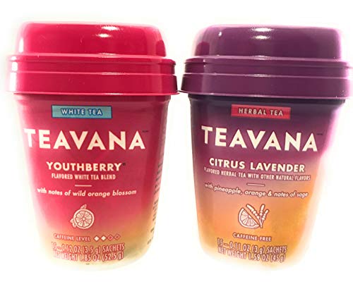 Teavana tea bundle 2 flavor; (1) Citrus Lavender, (1) Youthberry