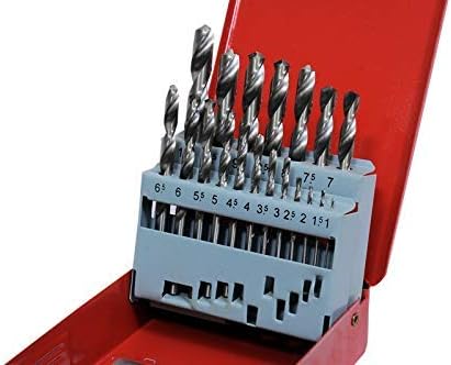 Jon Bhandari Tools 19pcs Premium Straight Shank Jobber HSS Drill Bit ...