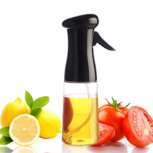 Image of Oil Sprayer for Cooking, Olive Oil Sprayer Mister, Oil Spray Bottle, Portable Oil mister Sprayer Vinegar Spritzer for Air Fryer, Salad Making, Baking, BBQ, Roasting, Frying(A-210ml)