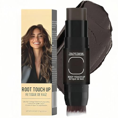 Gowwim Root Touch up Powder, Instantly Gray Hair Cover up Hairline Powder for Women & Men Waterproof