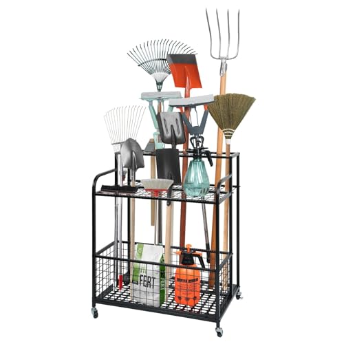 SwaaVee Garden Tool Organizer with Wheels