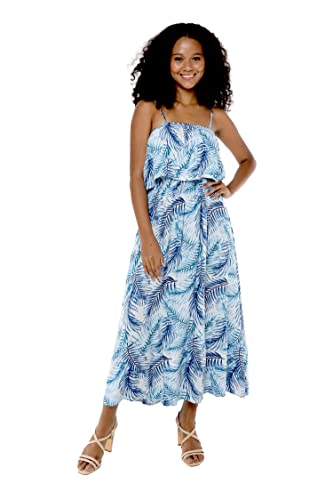 Image of Hawaii Hangover Family Matching Hawaiian Clothes, Simply Blue Leaves | Family matching Hawaiian outfits, Simply Blue Leaves, lightweight rayon, machine washable, tropical leaf print, luaus