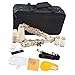 White Bb Clarinet 17 Key Clarinet Beginner Student Level ABS Nickel Plated Clarinet for Beginner
