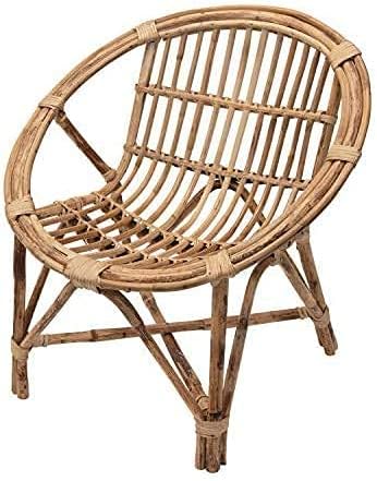 - Durable Wood Bamboo Cane Chair for Kids (2 to12 Year, Brown)