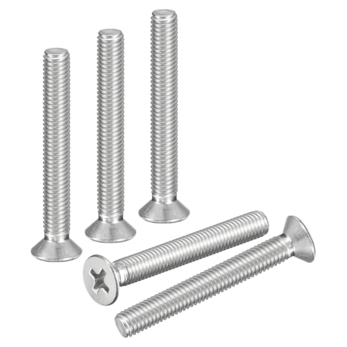 Vis machine DTGN M5-0.8x40 tête plate acier 30pcs