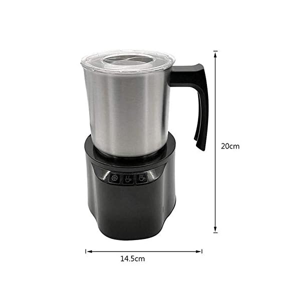 LGR Espumador de Leche automático, vaporizador de Leche eléctrico, Interior Antiadherente con Jarra Desmontable, para… - Imagen 5
