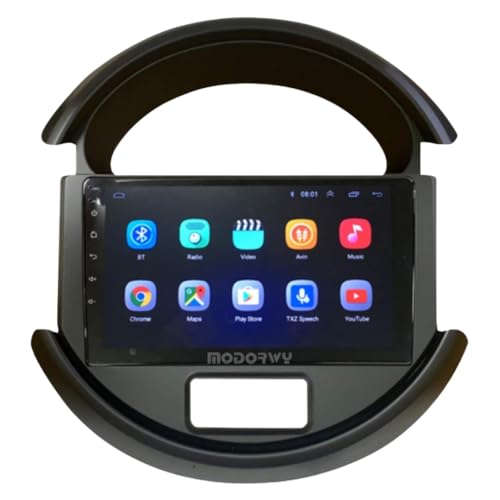 Image of Modorwy Original QLED 9 inch Zlink Car Android Stereo | OS 13 | 2GB+32GB | Display Support Car Play & Android Auto | incl. AHD Rear Camera & Frame Compatible with Maruti S-Presso 2019-1 Year Warranty