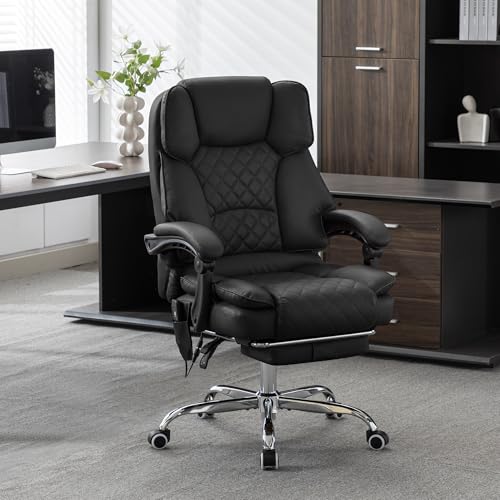 Bowthy OFOC052RP Kneading Massage Executive Office Chair thumb #1