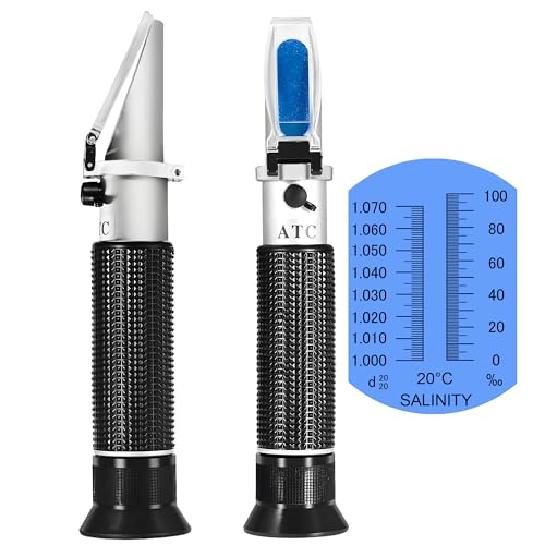 Seawater Salinity Refractometer, Automatic...