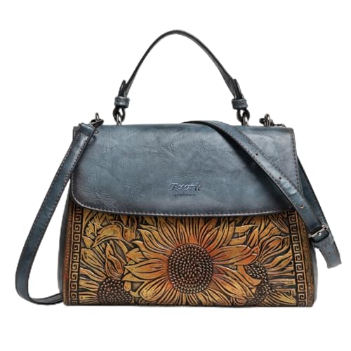 Image of EXOTIC Premium Vintage Embossed Floral Flap Desing Sling Bag For Women