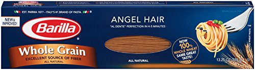Barilla Angel Hair Whole Grain Pasta, 13.25 Ounce