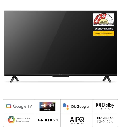 Image of iFFALCON 108 cm (43 inches) 4K Ultra HD Smart LED Google TV iFF43U62 (Black)